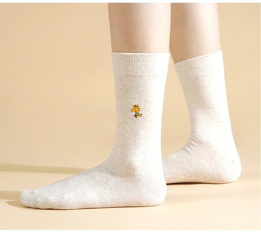 Peanuts Snoopy Embroidered Socks Gift Set 3pairs