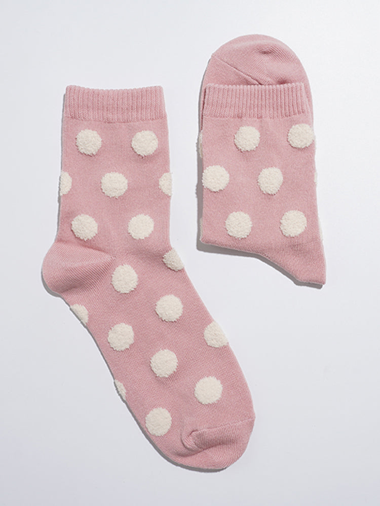 Mongle Mini Polka Dot Fashion Socks-Made in Korea