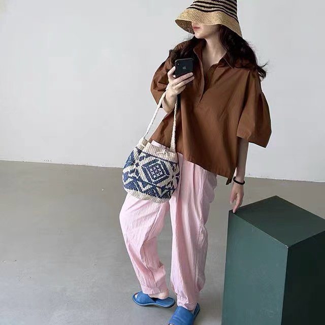 Breeze Volume Sleeve Cotton Shirt - Luckyplanetusa