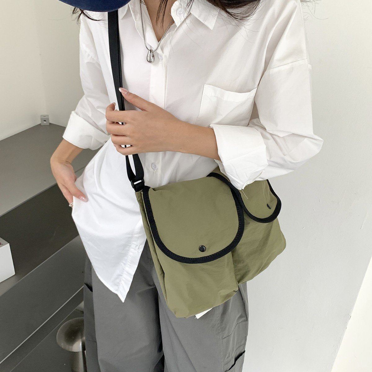 Urban Pocket Nylon Crossbody Bag - Luckyplanetusa