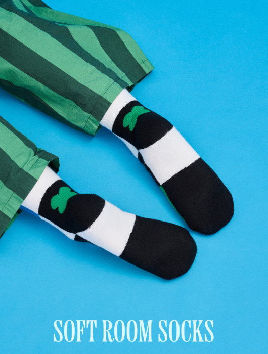 DRP Lounge Sleep Socks – Lucky On & Off