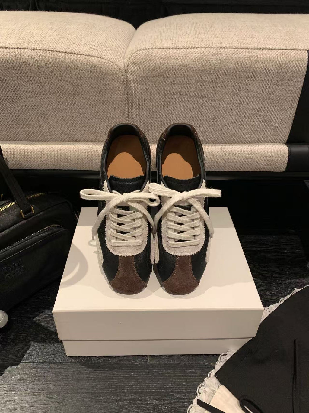 Everyday Retro Leather Sneakers – Soft Comfort Fit - Luckyplanetusa
