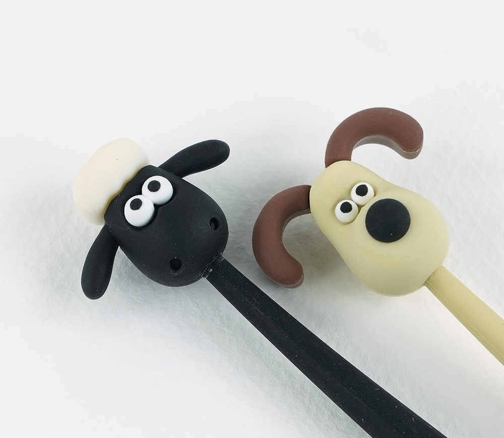 Wallace & Gromit Swing Gel Pen – 0.5mm (Gromit / Shaun)