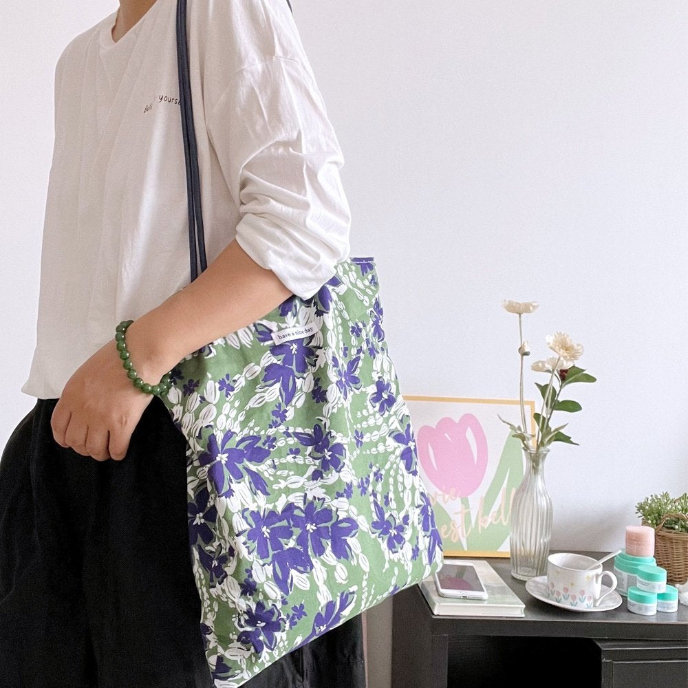 Bloom Garden Floral Tote Bag - Luckyplanetusa