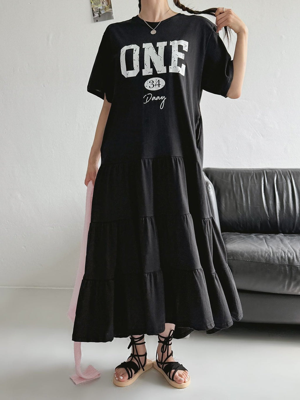 ONE 34 Days Cotton Tiered Maxi Dress - Luckyplanetusa