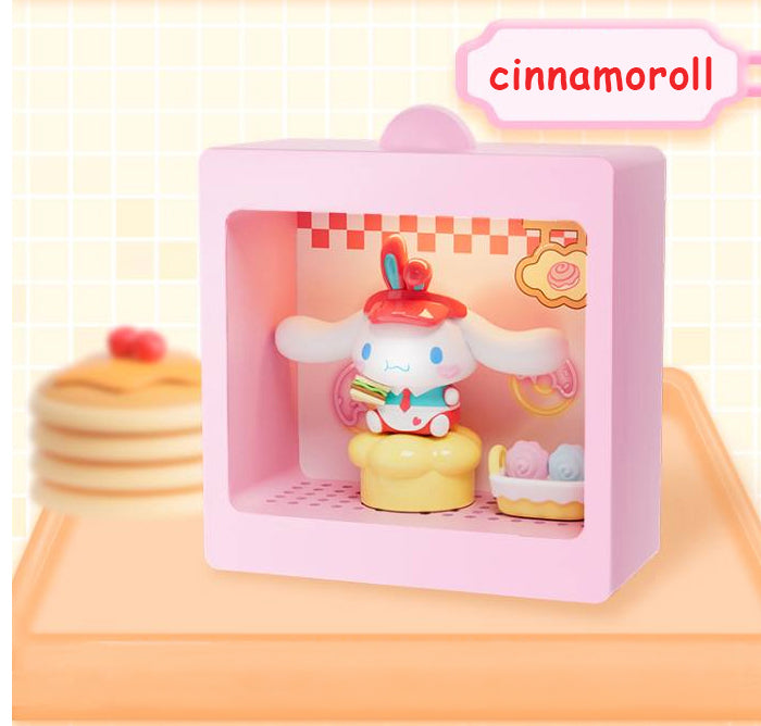 Sanrio Characters Light-Up Mini Box Diorama Blind Box Restaurant Theme