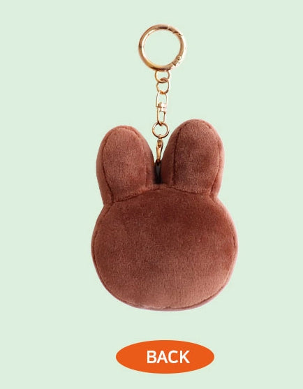 Miffy Face Keyring Bagcharm Crying , Sleepy 2 versions