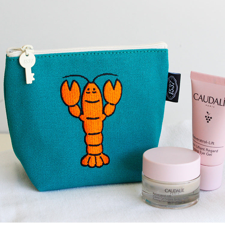 1537 Boat Pouch – Small (Embroidered Character Series) 4 design - Luckyplanetusa