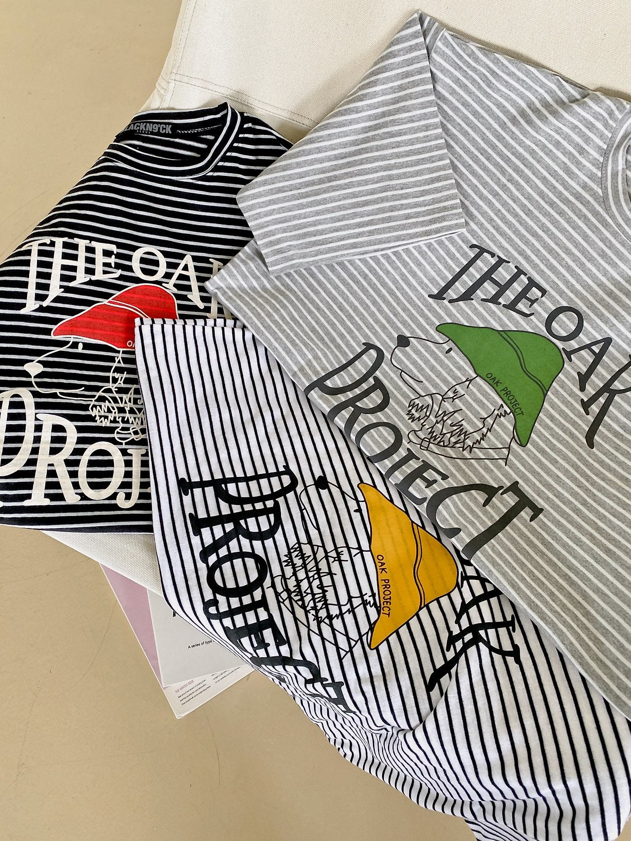 Oak Project Stripe Oversized Tee - Luckyplanetusa
