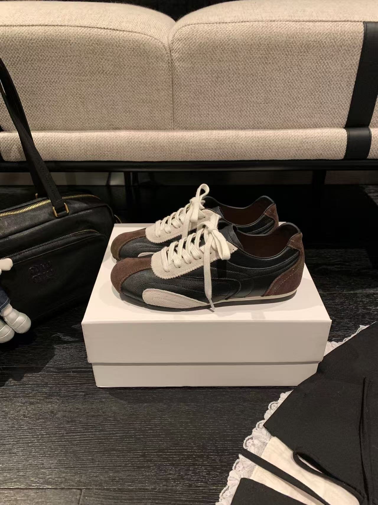 Everyday Retro Leather Sneakers – Soft Comfort Fit - Luckyplanetusa