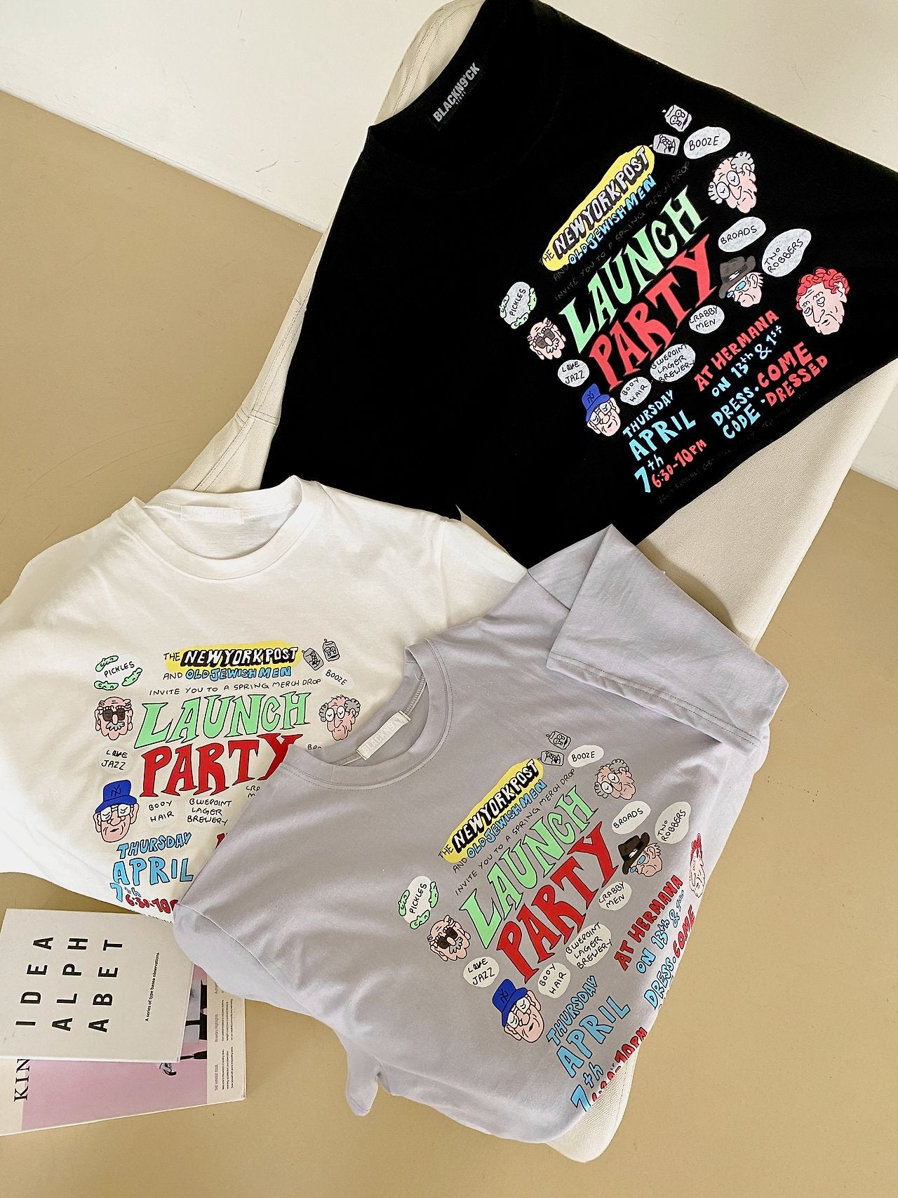 Vintage Launch Party Graphic Tee - Luckyplanetusa