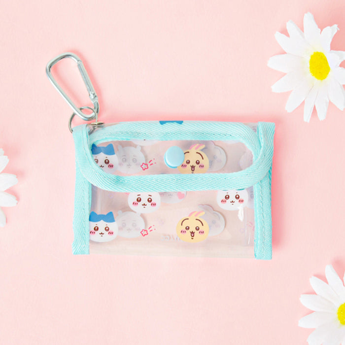 Chiikawa Official Licensed Clear Mini Pouch with Carabiner – 3 Colors