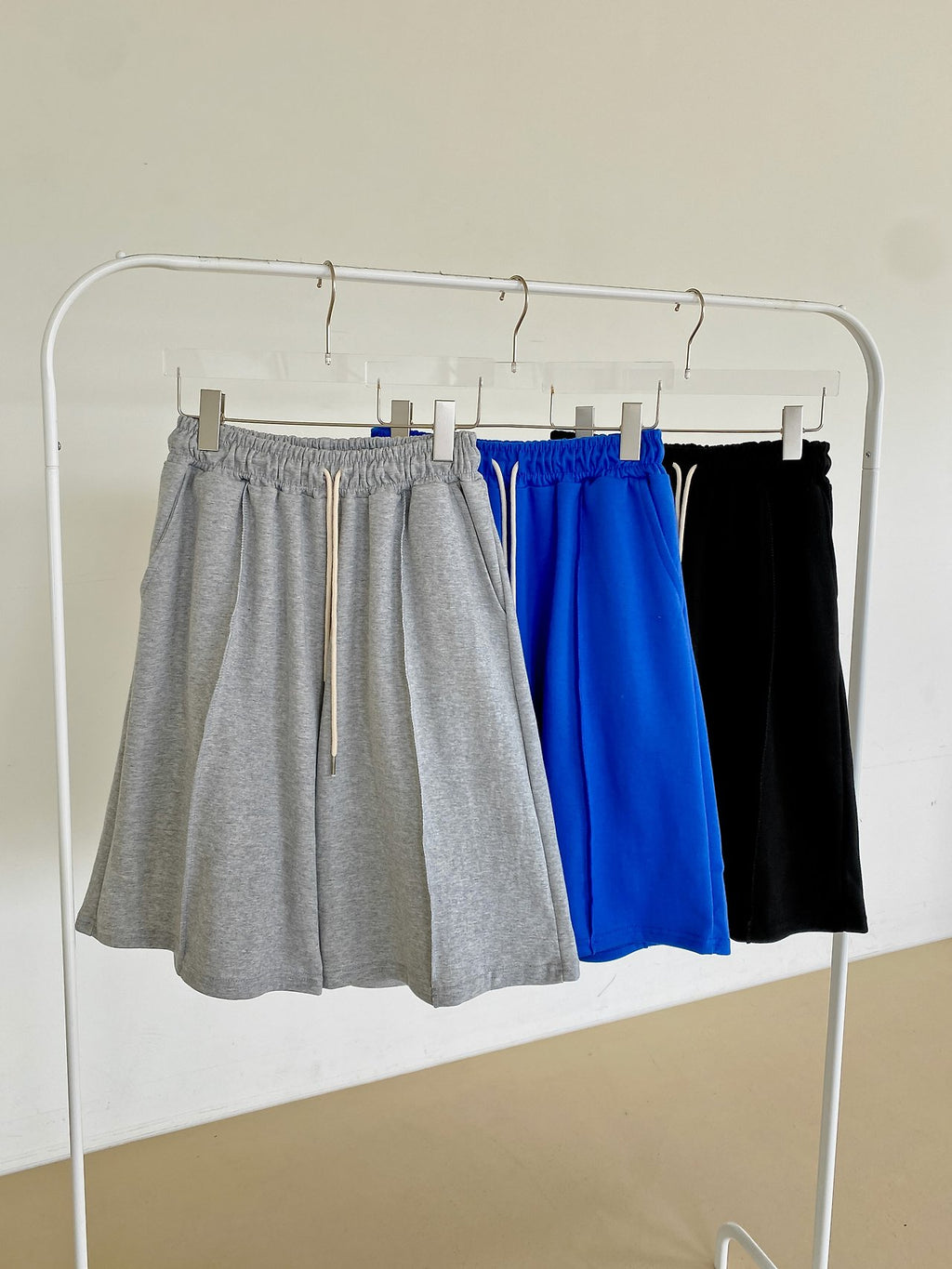 Cloud Flow Cotton Bermuda Shorts - Luckyplanetusa