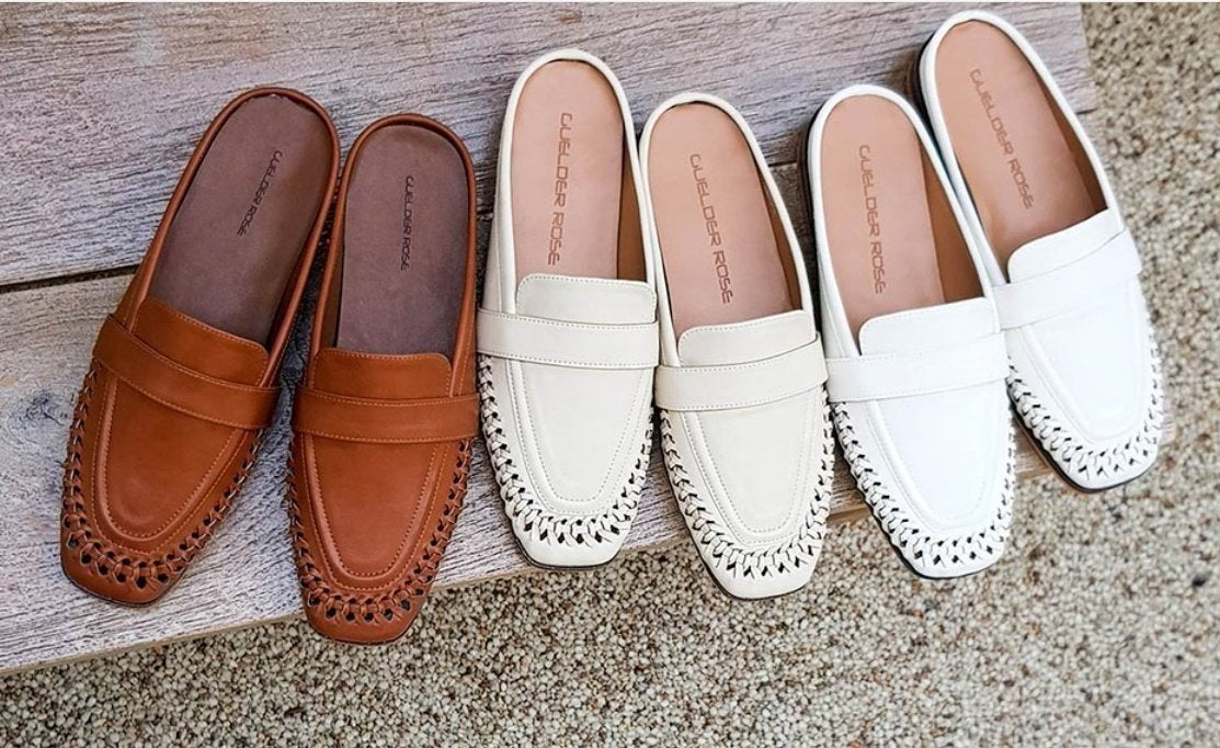 Everyday Woven Leather Mule – Soft Comfort Edition - Luckyplanetusa