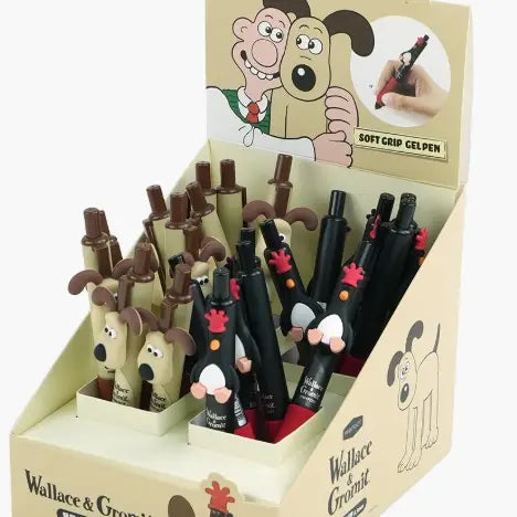 Wallace & Gromit Character Mini Gel Pens – Gromit & McGraw