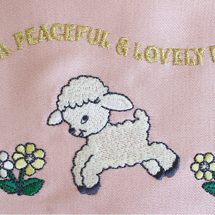 1537 Keyring Pouch – Small Embroidered Zip Pouch with Chain Ring