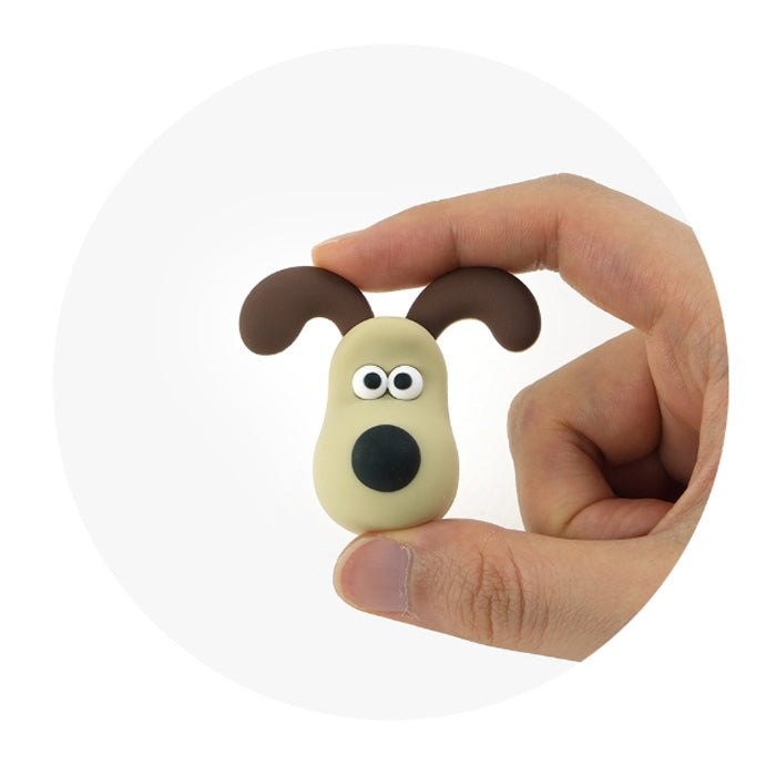 Wallace & Gromit 3D Figure Sticker Set – Desk & Gadget Decor