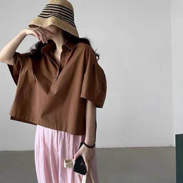 Breeze Volume Sleeve Cotton Shirt - Luckyplanetusa