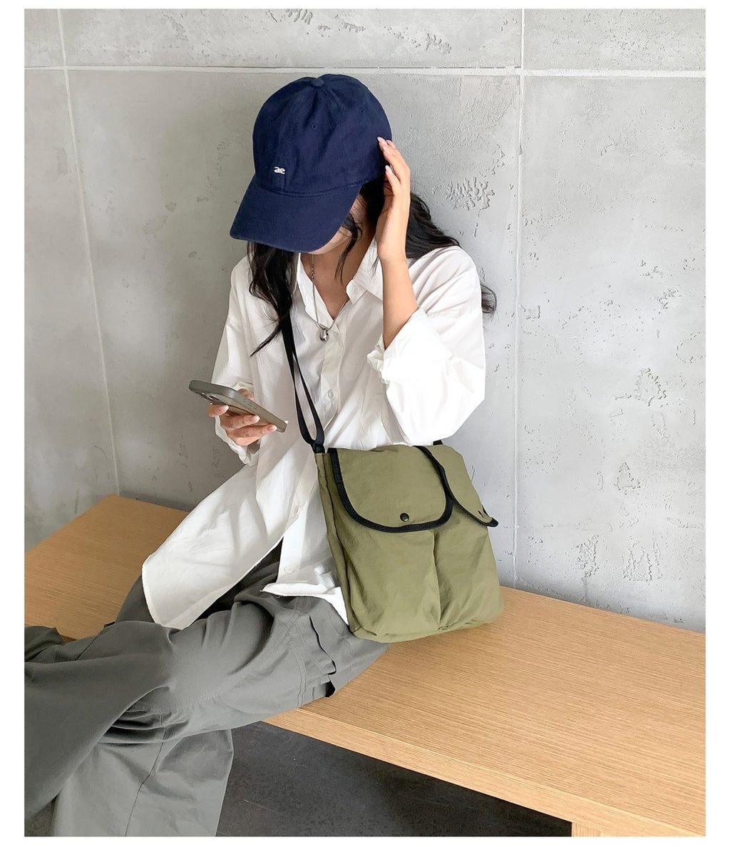Urban Pocket Nylon Crossbody Bag - Luckyplanetusa