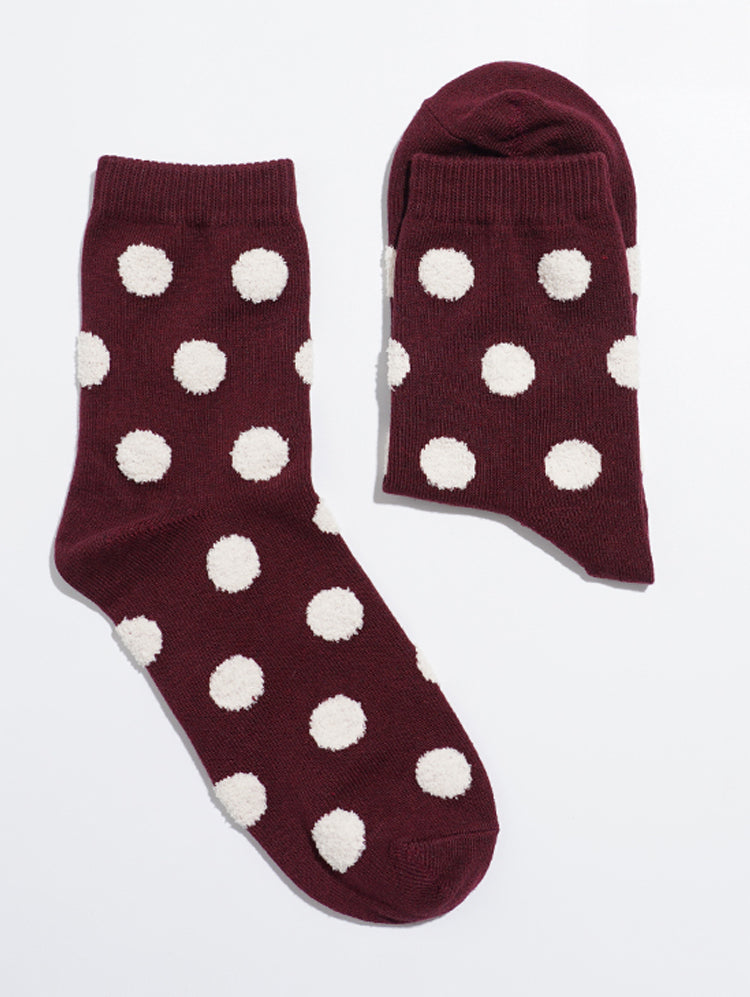 Mongle Mini Polka Dot Fashion Socks-Made in Korea