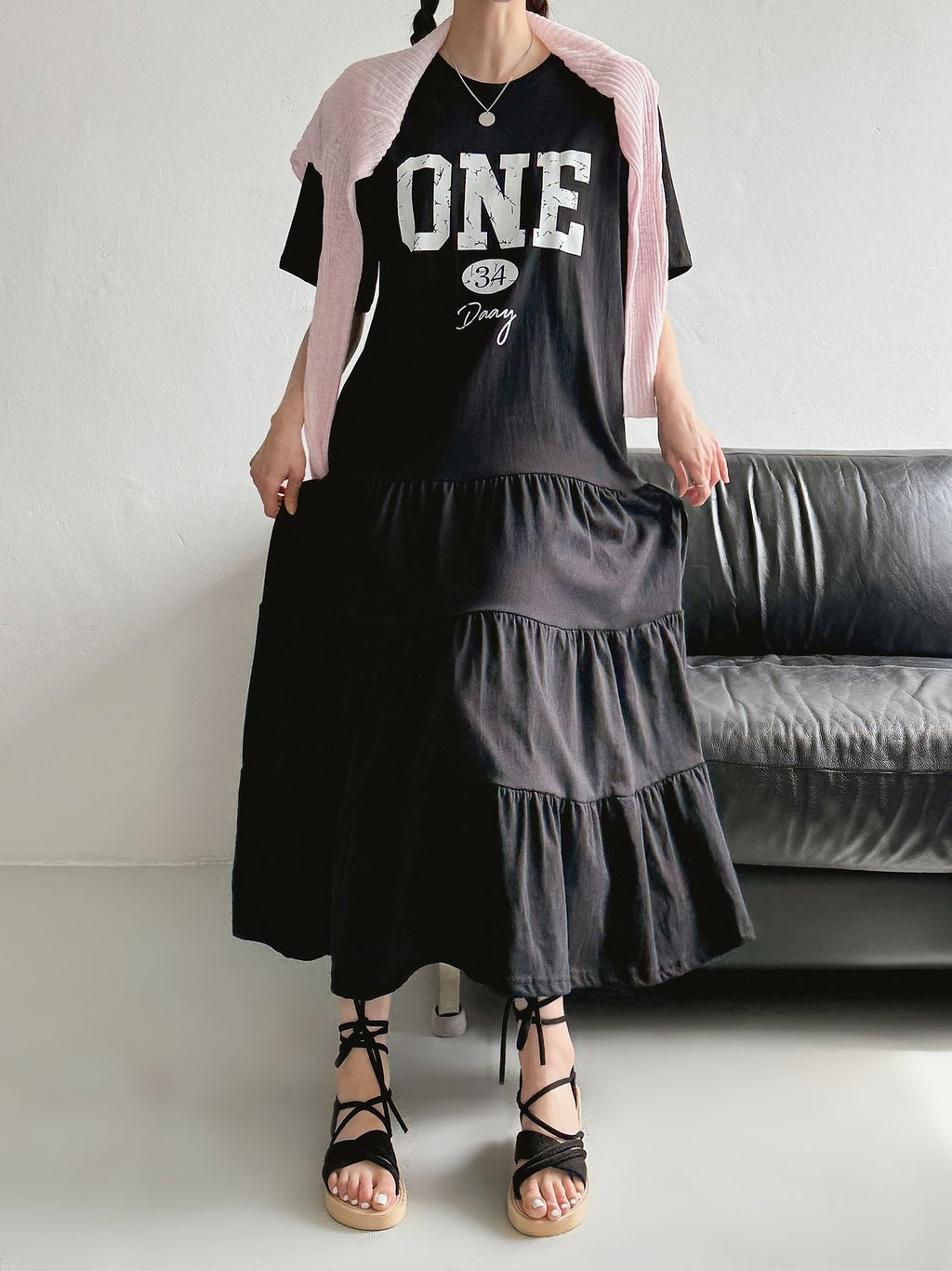 ONE 34 Days Cotton Tiered Maxi Dress - Luckyplanetusa
