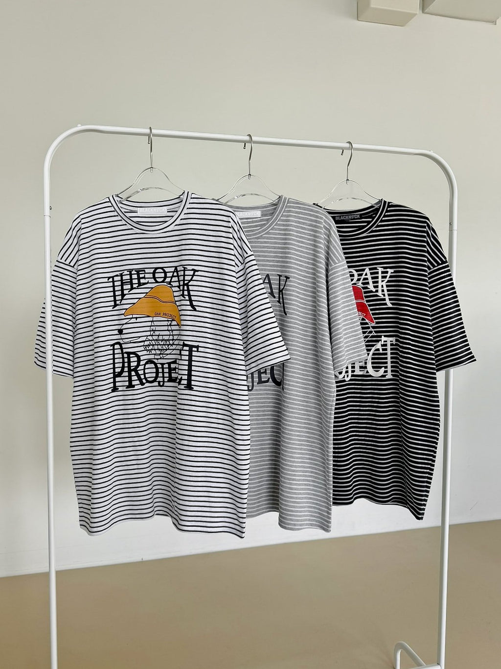Oak Project Stripe Oversized Tee - Luckyplanetusa
