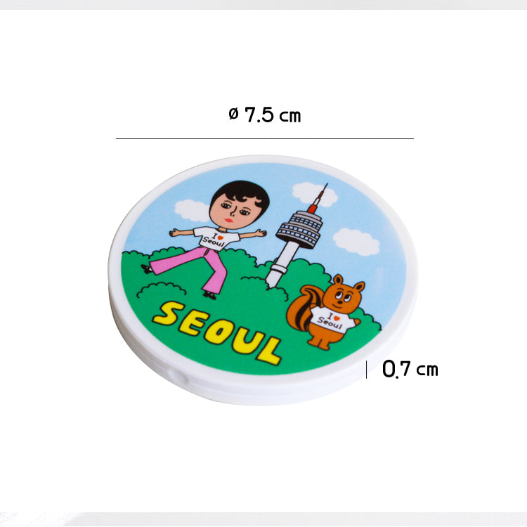 1537 Dual Mirror – Seoul Landmark Edition - Luckyplanetusa
