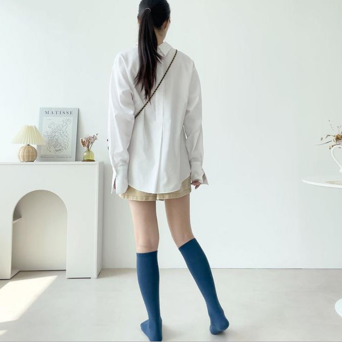 Balance Grip Knee-High Yoga Socks Non slip Made in Korea