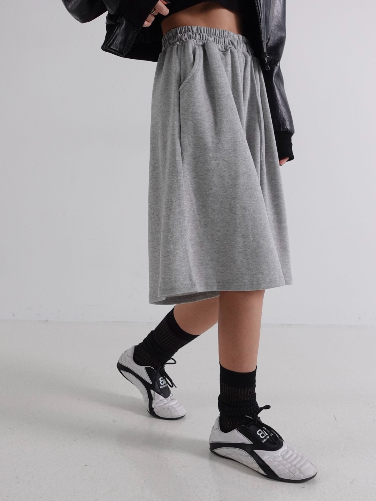 Easy Flow Sweat Skirt Pants - Luckyplanetusa