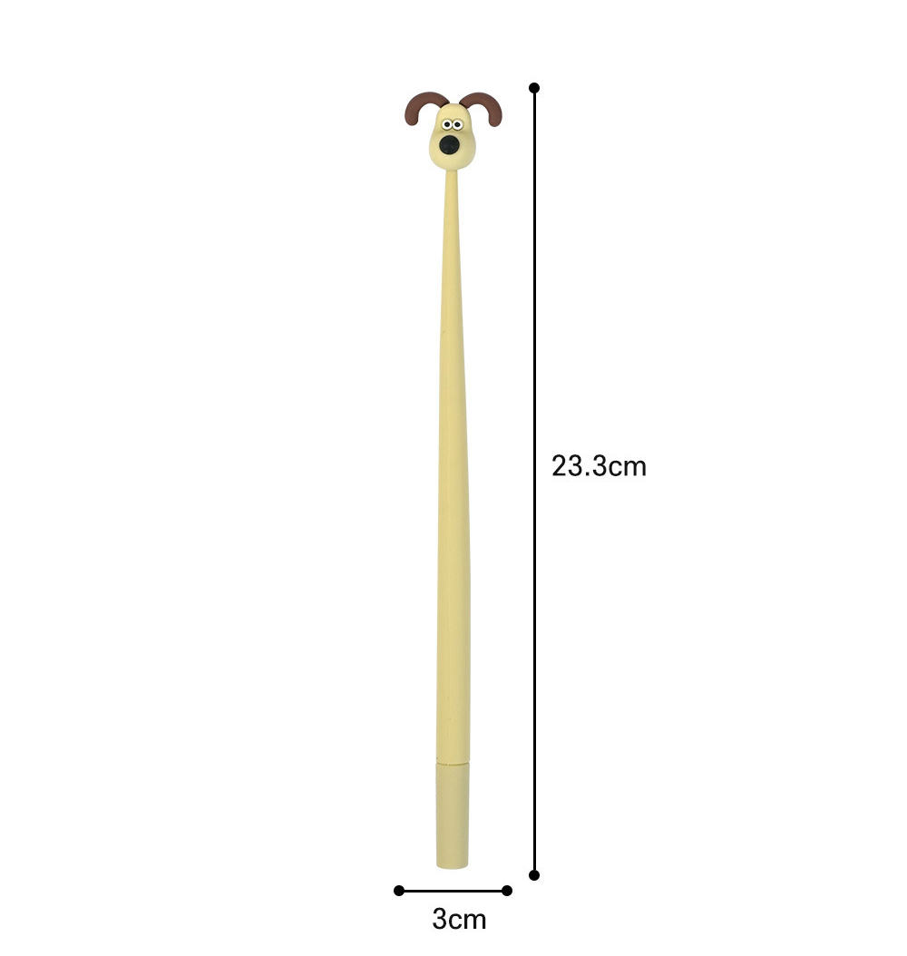 Wallace & Gromit Swing Gel Pen – 0.5mm (Gromit / Shaun)