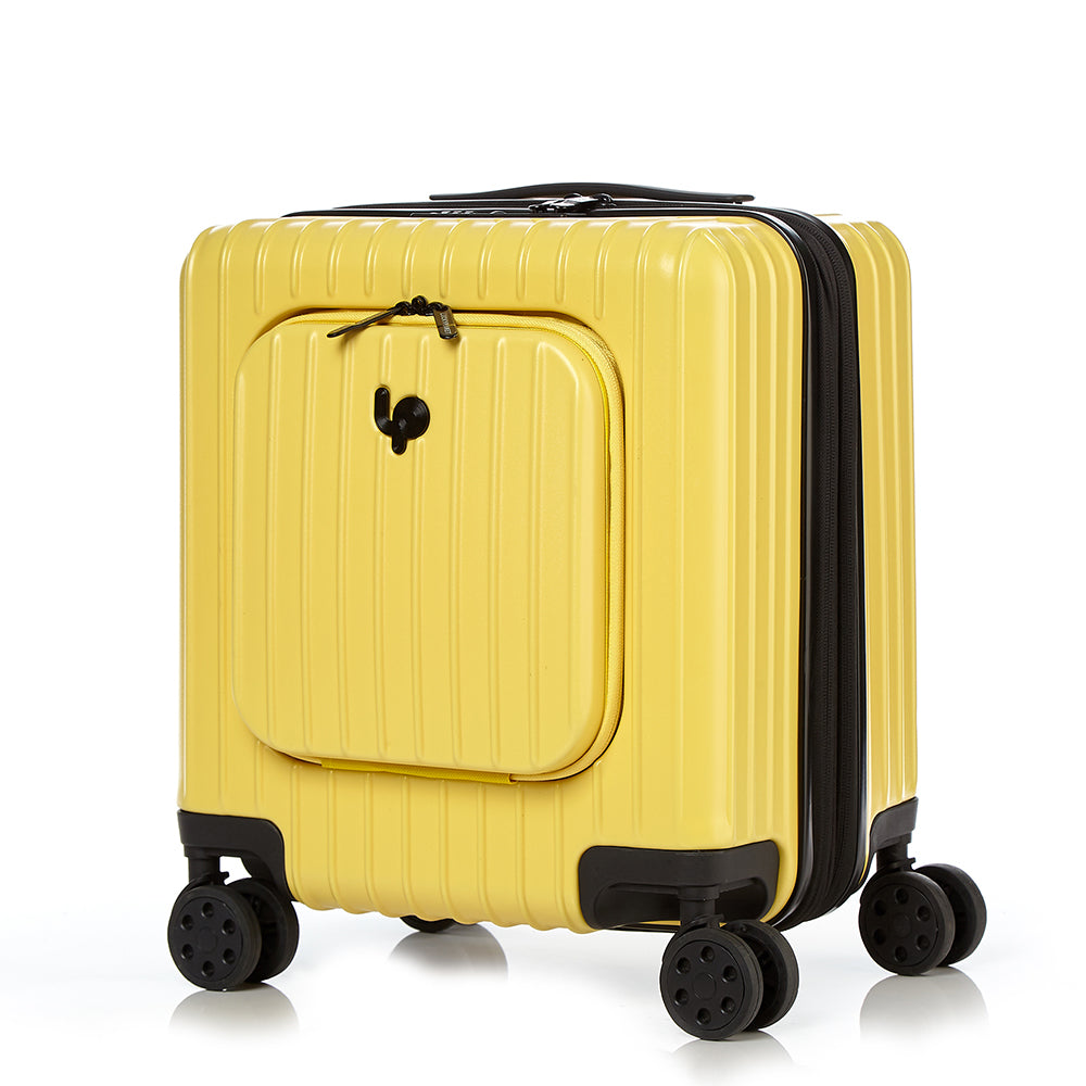 Go Beyond 17" Carry-On Butter Yellow Expendable Zipper