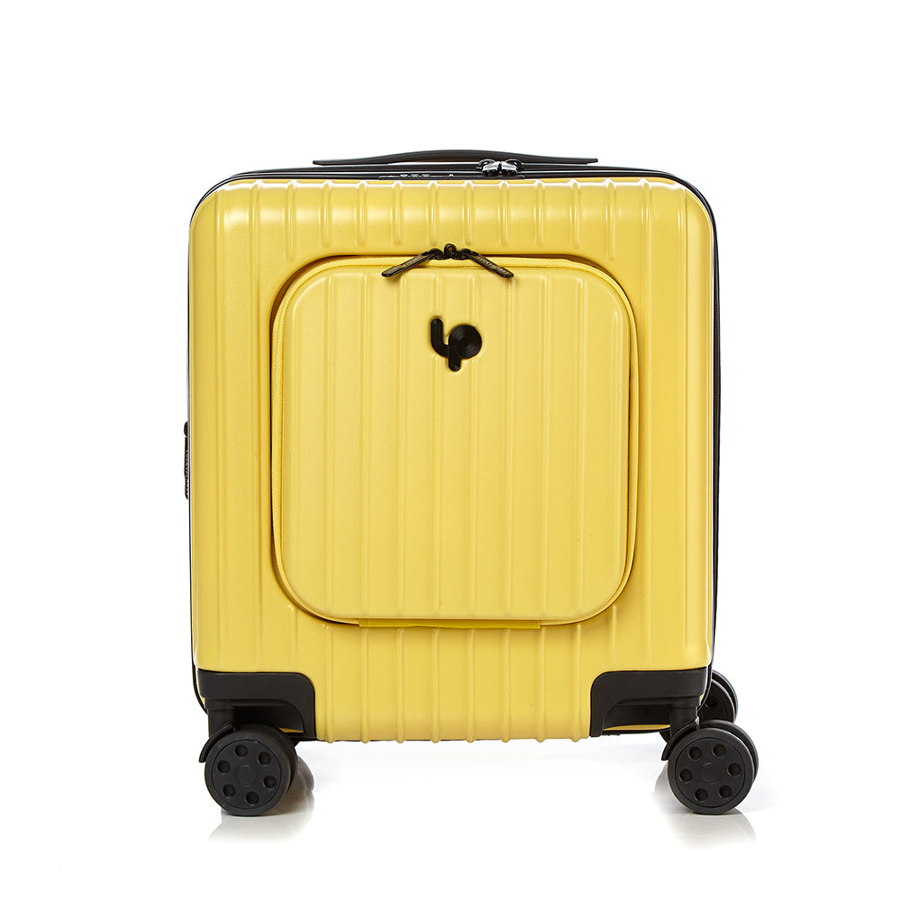 Go Beyond 17" Carry-On Butter Yellow Expendable Zipper