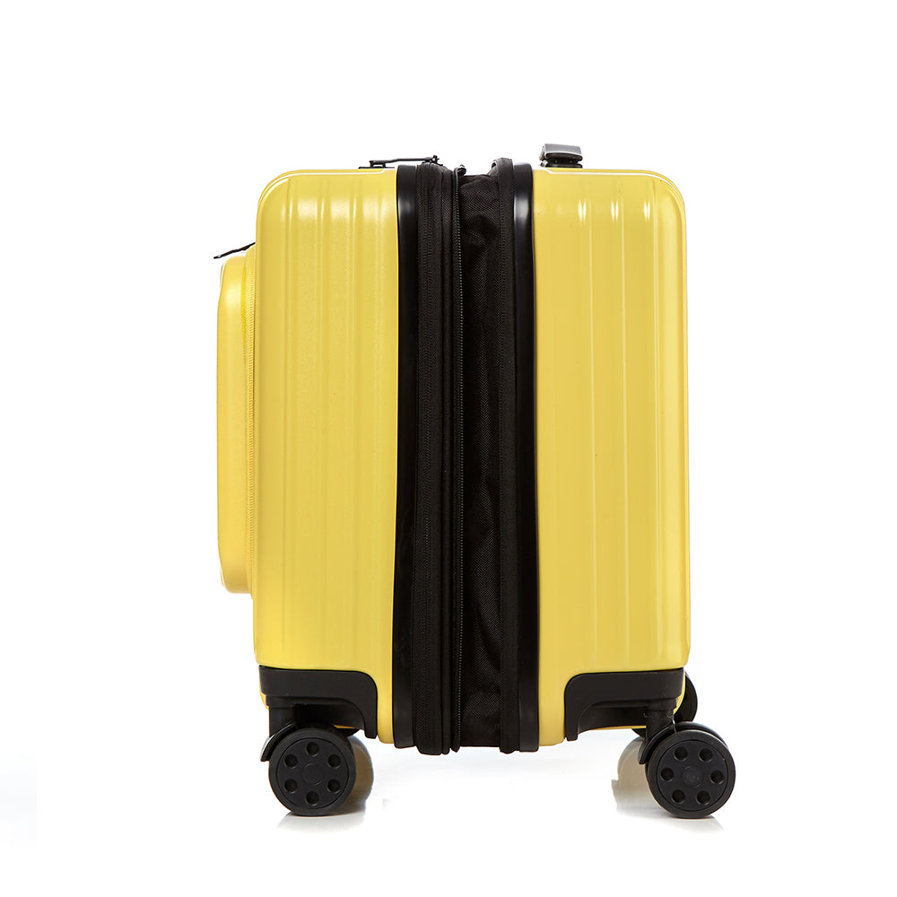 Go Beyond 17" Carry-On Butter Yellow Expendable Zipper