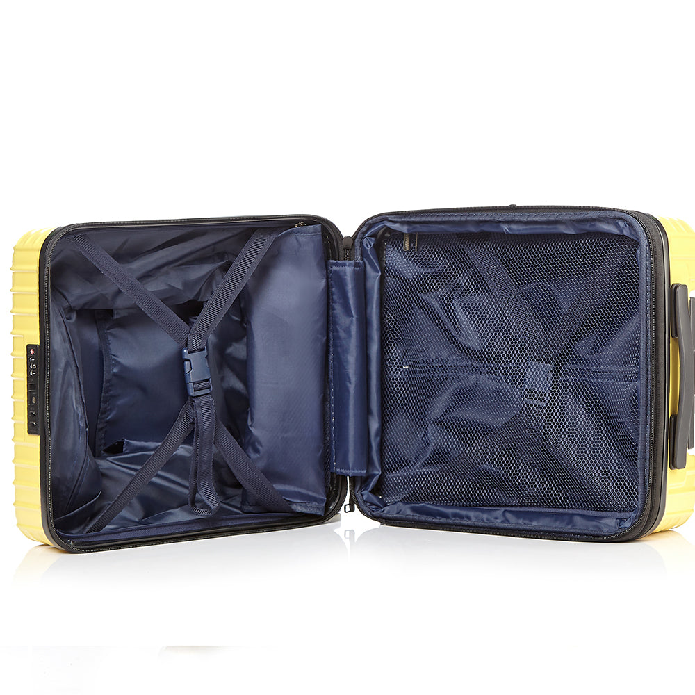 Go Beyond 17" Carry-On Butter Yellow Expendable Zipper