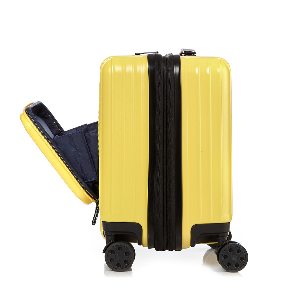 Go Beyond 17" Carry-On Butter Yellow Expendable Zipper