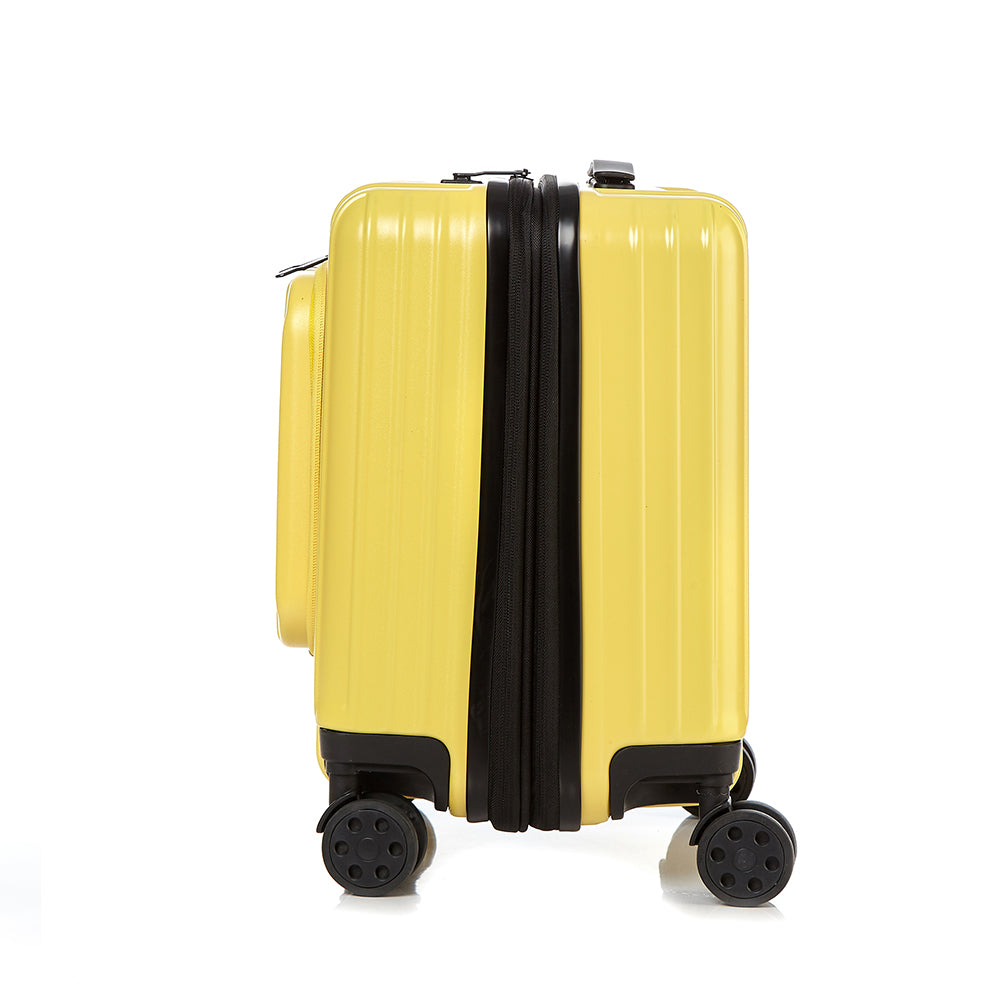 Go Beyond 17" Carry-On Butter Yellow Expendable Zipper