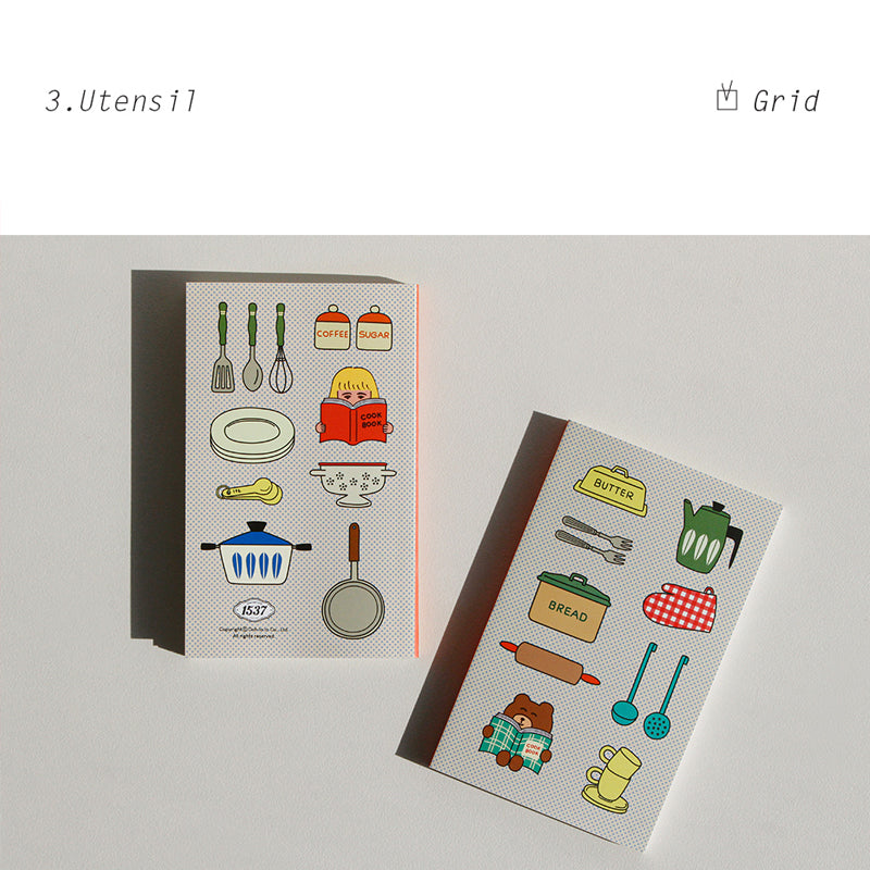 1537 Vintage Handy notebooks Joural 4 designs