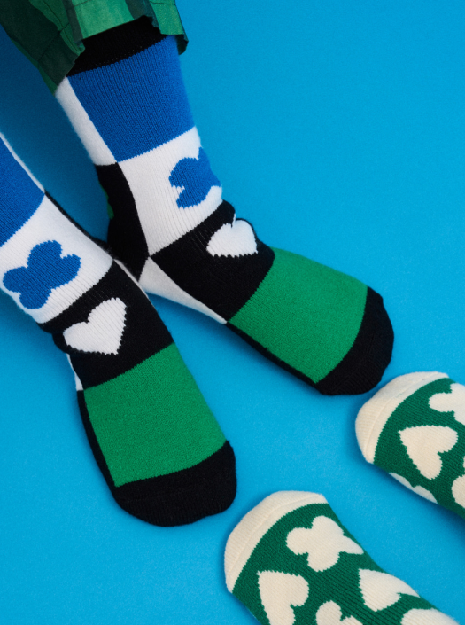 DRP Lounge Sleep Socks – Lucky On & Off