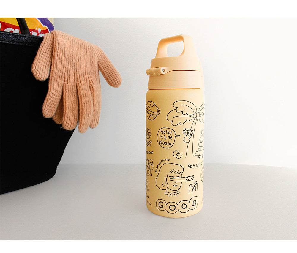 SIGG On-the-Go Tumbler Doodle 1537 Design printed in Korea