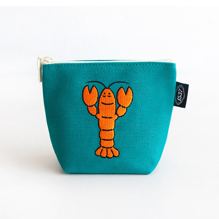 1537 Boat Pouch – Small (Embroidered Character Series) 4 design - Luckyplanetusa
