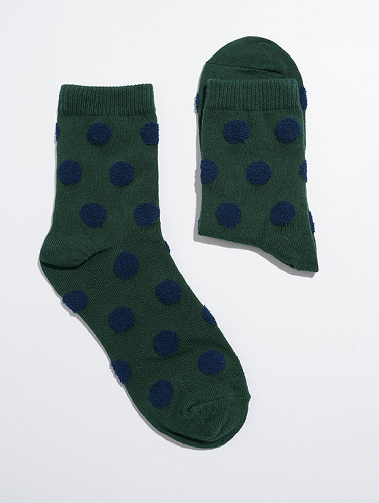 Mongle Mini Polka Dot Fashion Socks-Made in Korea