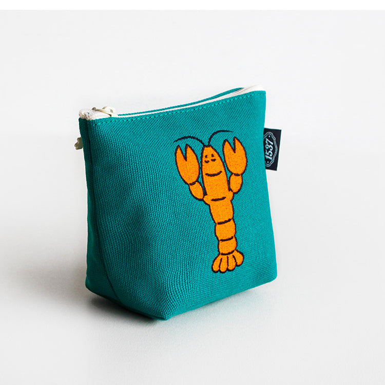 1537 Boat Pouch – Small (Embroidered Character Series) 4 design - Luckyplanetusa