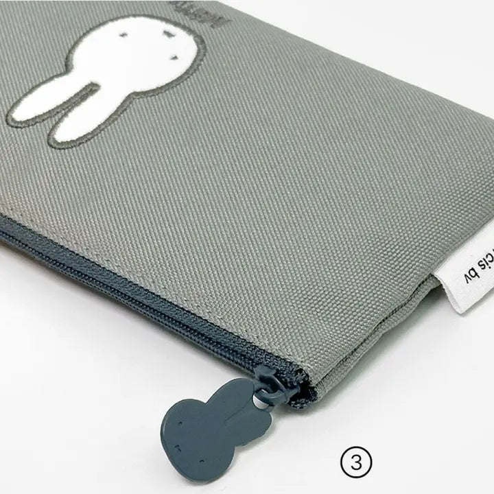 Miffy & Boris Slim Pencil Pouch – Canvas Zipper Case