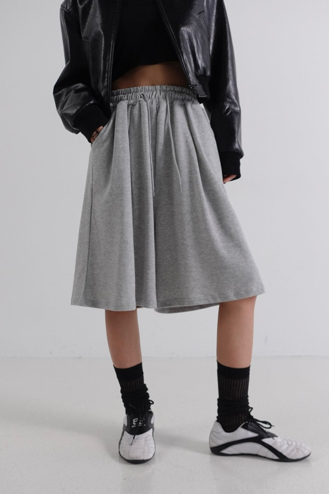 Easy Flow Sweat Skirt Pants - Luckyplanetusa