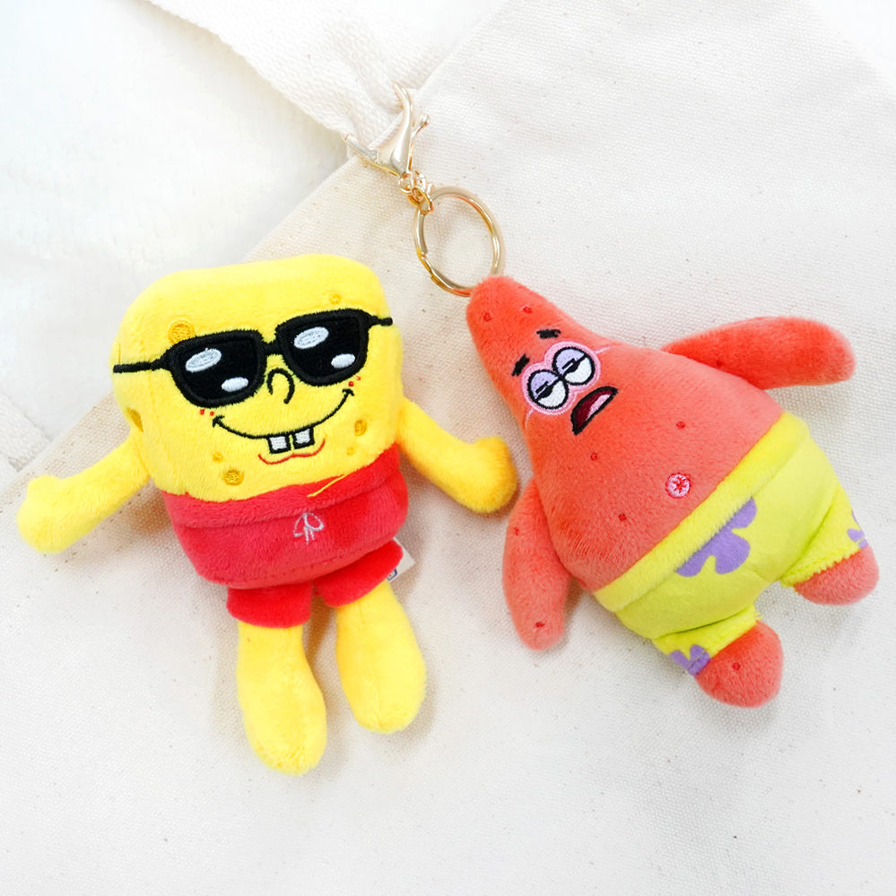 SpongeBob SquarePants Summer Vibes Plush Keyring – Sunglasses Edition