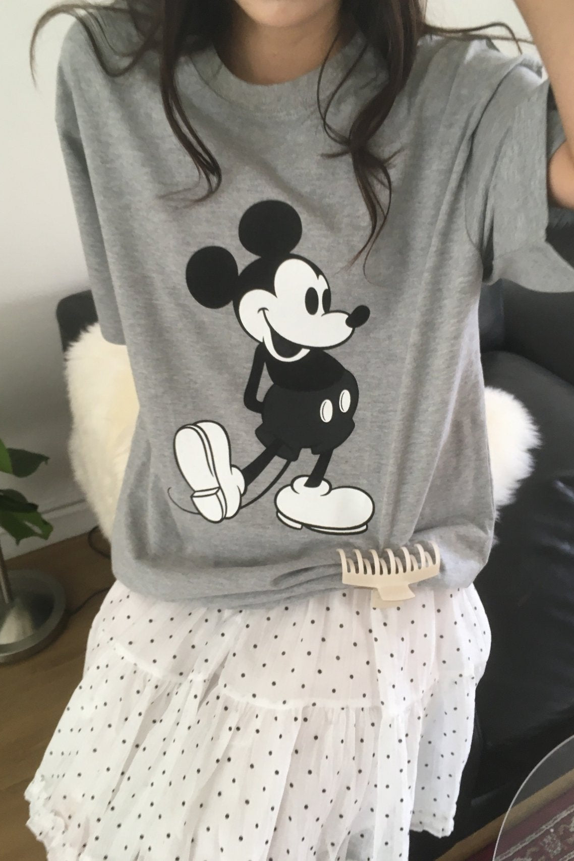 Mono Mickey Classic T-Shirt – Minimal Vintage Edition Officially Licensed - Luckyplanetusa