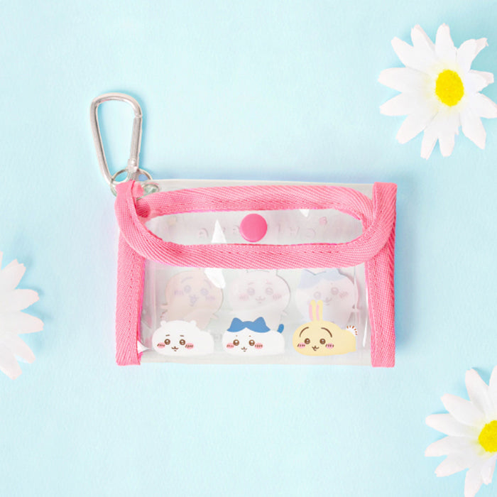 Chiikawa Official Licensed Clear Mini Pouch with Carabiner – 3 Colors