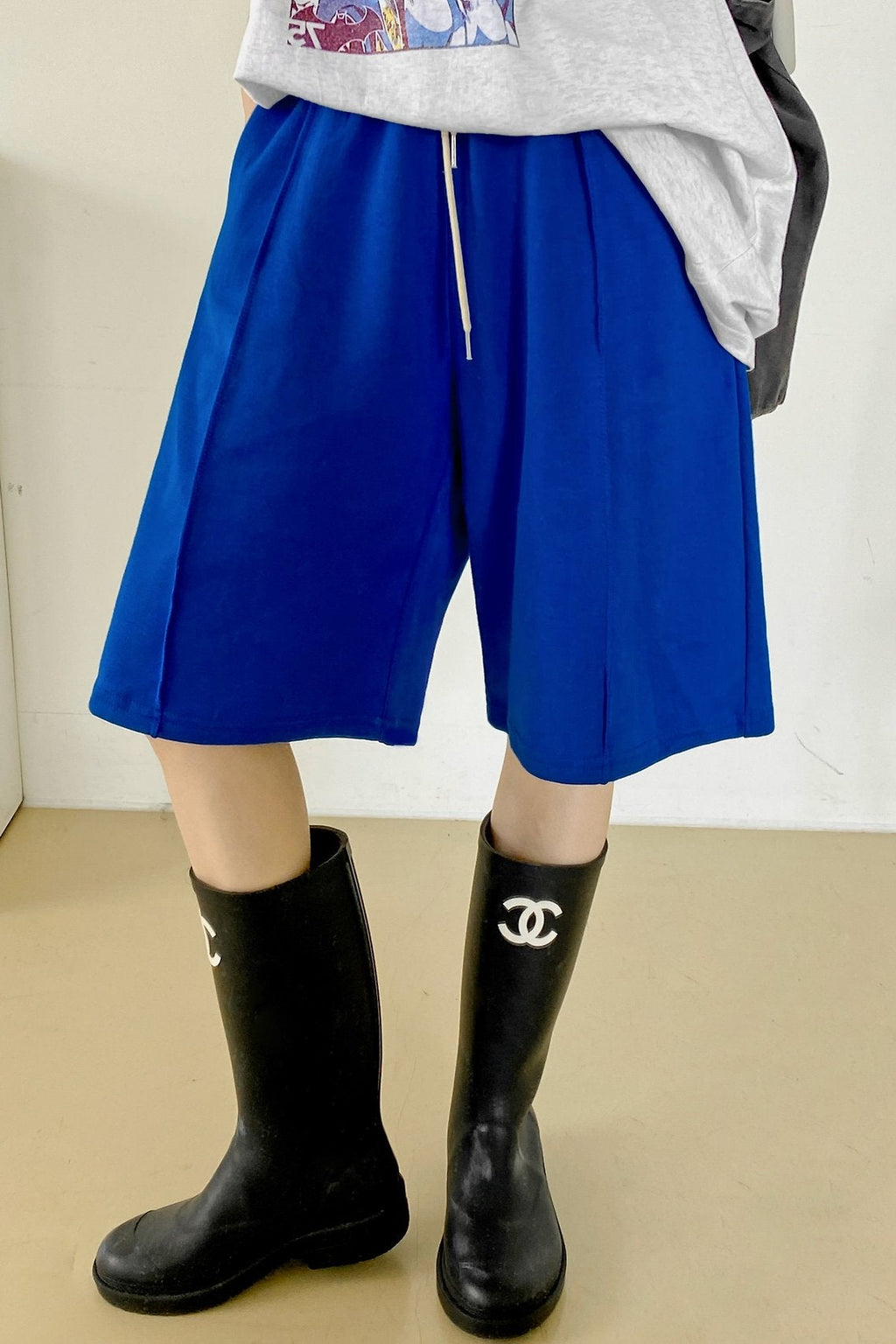 Cloud Flow Cotton Bermuda Shorts - Luckyplanetusa