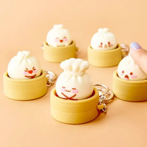Dumpling Friends Clicker  Keychain – Viral Fidget Pop - Luckyplanetusa