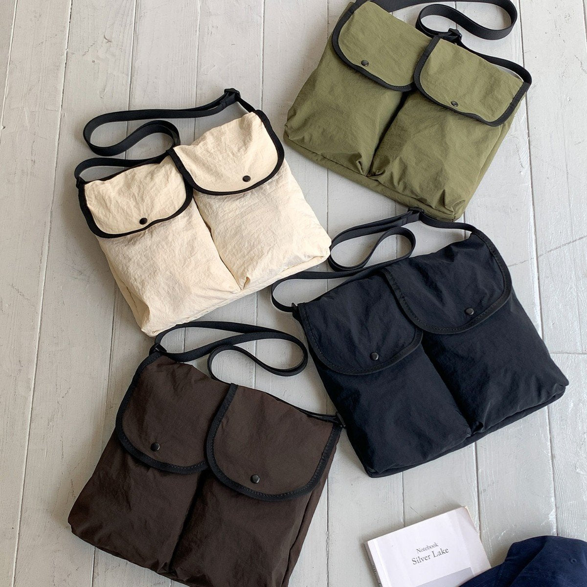 Urban Pocket Nylon Crossbody Bag - Luckyplanetusa
